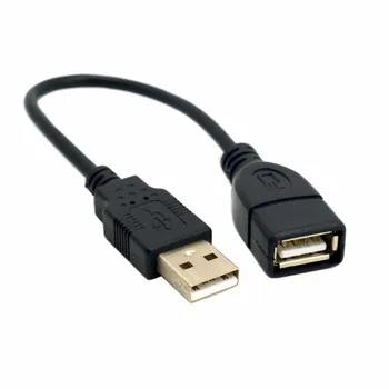 30cm USB 2.0 A Samec na Ženské Prodlužovací Extender Kabel pro Počítač A Notebook 0,3 m 1ft krátký kabel
