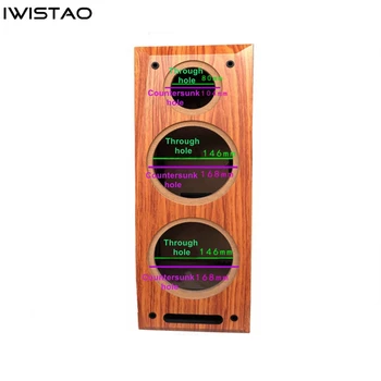 IWISTAO 3 pásmový Reproduktor Prázdné Skříně Pasivní ozvučnicí 15mm Vysoká Hustota Desky Labyrint Struktura hi-fi Audio DIY
