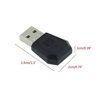 Wireless Bluetooth-kompatibilní 4.0 Adaptér Pro PS4 Gamepad Hra Handler Konzole, Sluchátka, USB Dongle pro Playstation 4 Ovladač 868